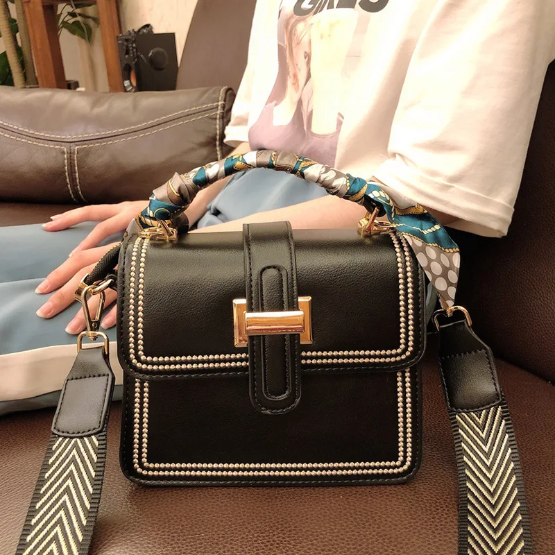 Кожаные сумки через плечо для женщин 2020 дорожная сумка модная простая