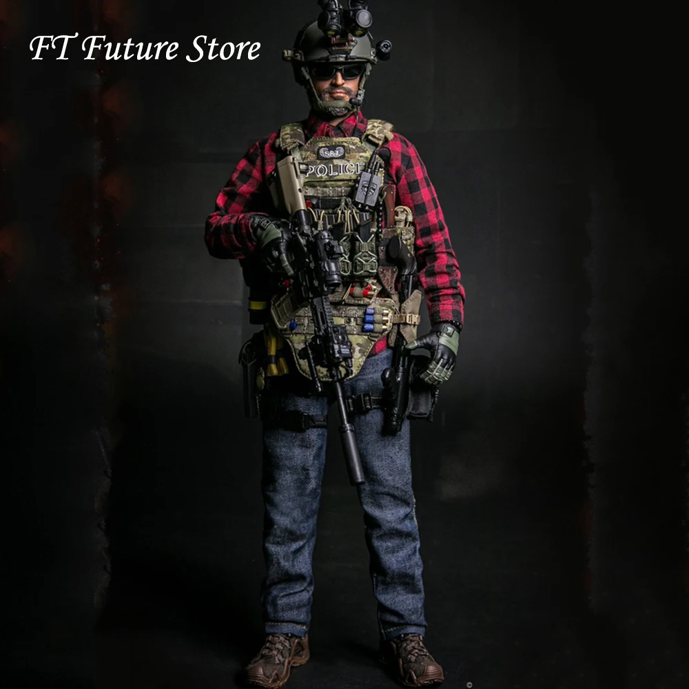 

For Collection 1/6 Male Solider DEA SRT Special Response Team AGENT EL PASO 78063 Full Set Action Figure Doll for Fans Gifts