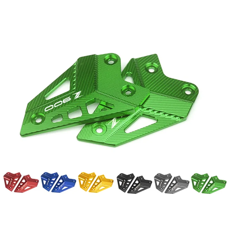 Negro Carreras Reposapi/és Aluminio CNC Kawasaki Z900 zr900b 2017