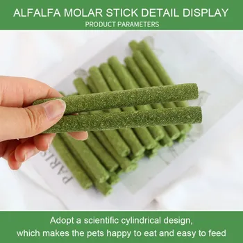 

Pets Rabbit Guinea Pig Chinchilla Alfalfa Molar Carrot Ball Pet Food Products Handmade Natural Grass Molar Stick