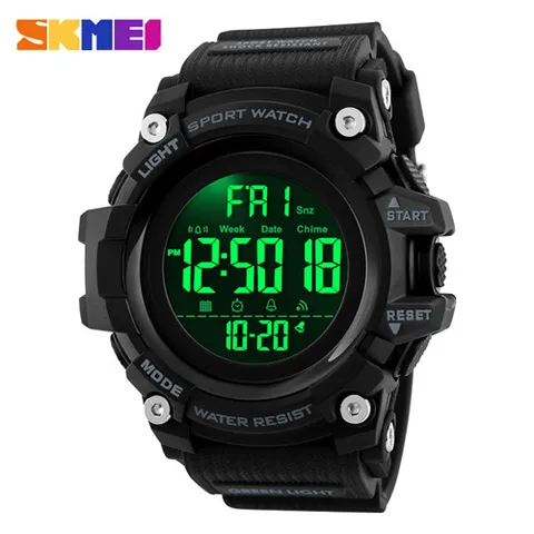 Brand Luxury Watches Men Sport Watches LED Display Digit Clock Countdown Stopwatch Luminous Alarm Male Electronic Wristwatch