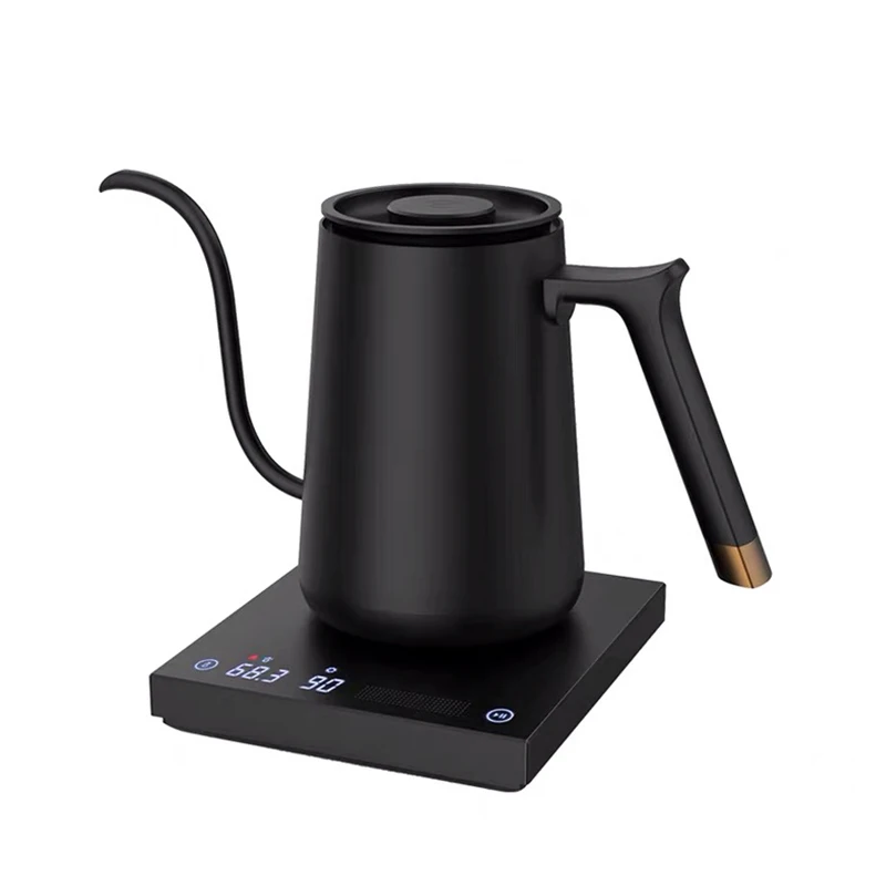 TIMEMORE Fish smart electric pour over kettle gooseneck variable  temperature-control hand brew 600ml 220V coffee pot