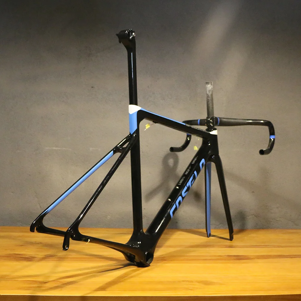 Discount 2019 disc Costelo Speedmachine1.0 carbon fiber road bike frame with handlebar bicicleta frame carbon fiber bicycle frame fork 5