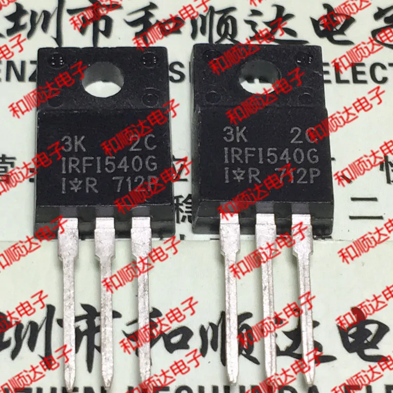 /5 предметов в лоте, IRFI540G TO-220F 100V 17A