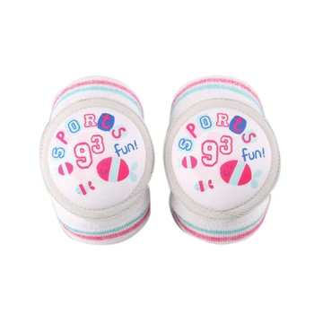 

Breathable Leg Warmers Toddlers Baby Safety Mesh Knee Pads Kids Infant Cute Letters Print Crawling Knee Protector