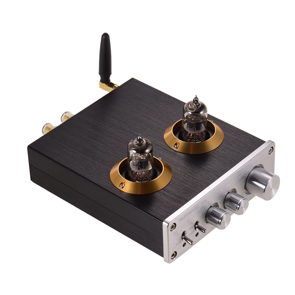 Профессиональный Мини HiFi цифровой аудио усилитель мощности стерео с двумя 6J2