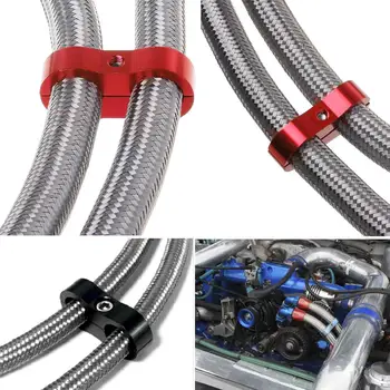 

Hose Separator Clamp Fitting AN4/AN6/AN8/AN10 Gas/Oil/Fuel Line Hose End Fitting