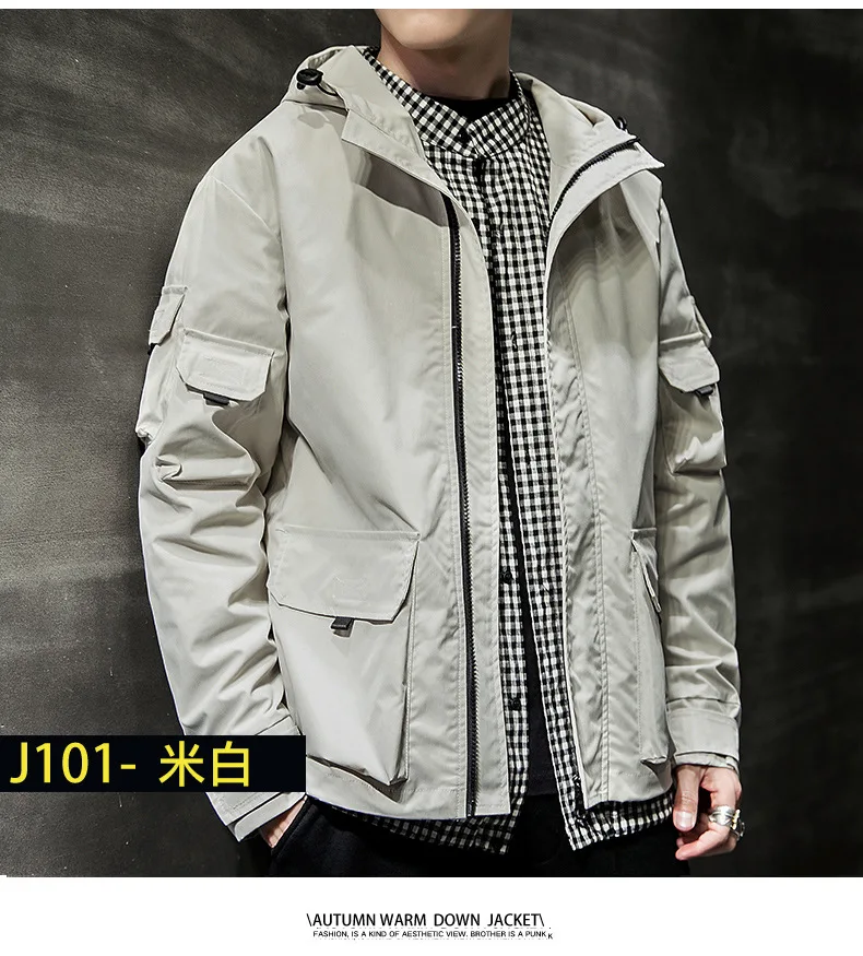 New Style Winter MEN'S Coat Spring And Autumn INS Workwear Korean-style Trend Casual Jacket Students Clothes