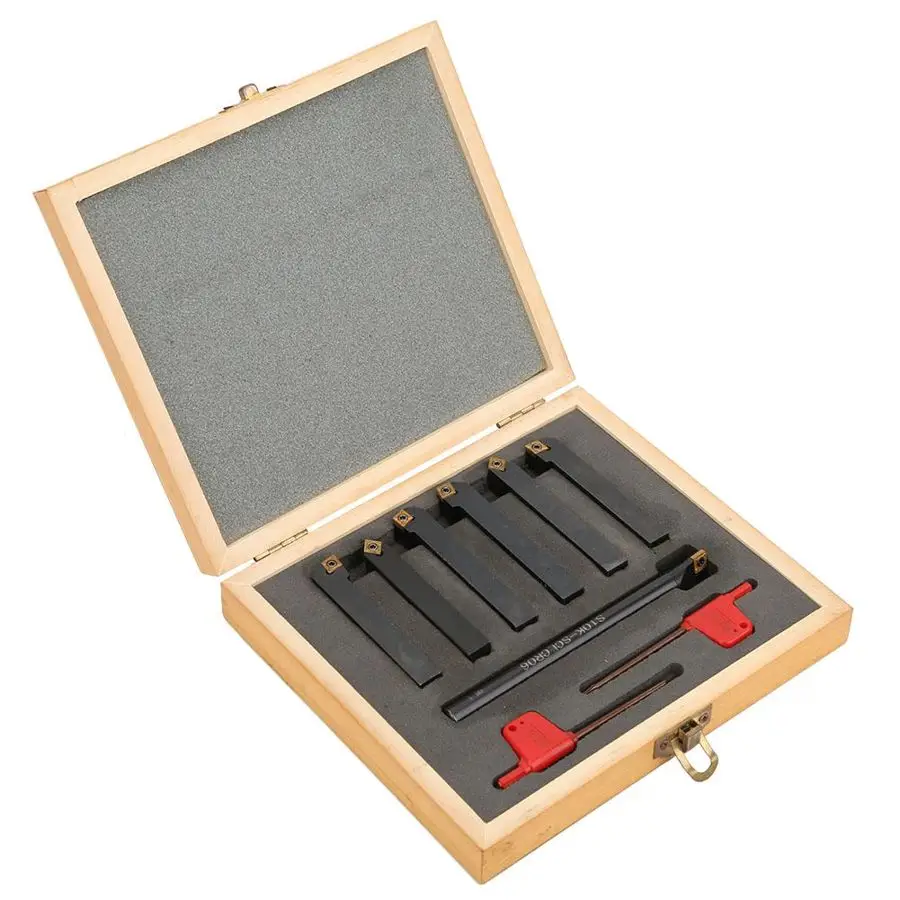 7 шт. индексируемый поворотный набор инструментов твердосплавная вставка для