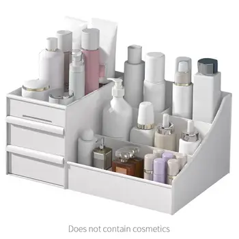 

Large Capacity Makeup Organizer Save Space Storage Eco-Friendly Desktop