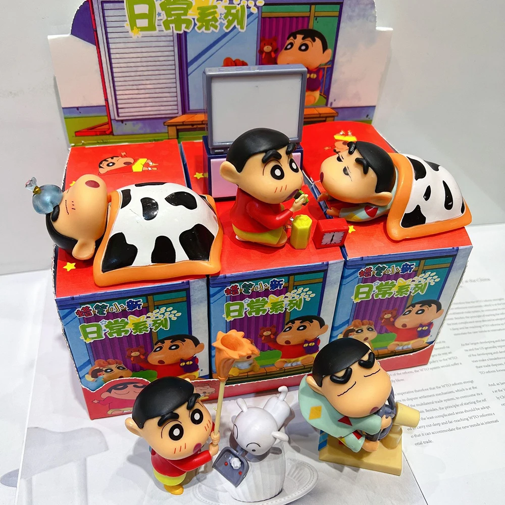 Глухая коробка ежедневная серия аниме Kawaii красивые куклы игрушки noхара Shinnosuke