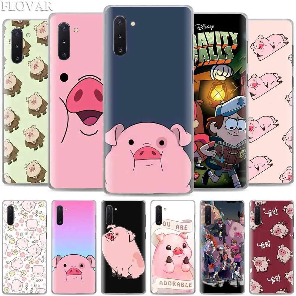 

Cartoon Gravity Falls Pigs Phone Cases for Samsung Galaxy Note 10 S10 Plus 5G S10e A30 A40 A50 A60 A70 M40 Hard Cover Coque