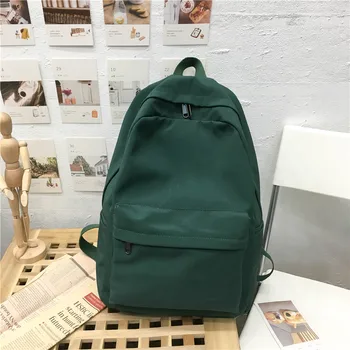 

Backpack Women Backpack Solid Color Women Shoulder Bag Fashion School Bag For Teenage Girl Children Backpacks Travel Bag