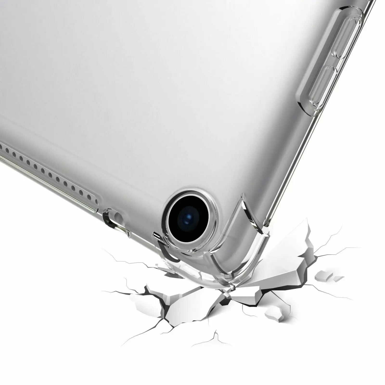 Подходит для huawei MediaPad Tablet M3 M5 T3 T5 противоударный прозрачный мягкий силиконовый прозрачный гелевый Чехол