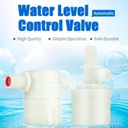 Automatic Water Controller Valve 1/2'' 3/4'' 1'' Household Outdoor Pond Automatic Ball Plastic Water Level Control Float Valve