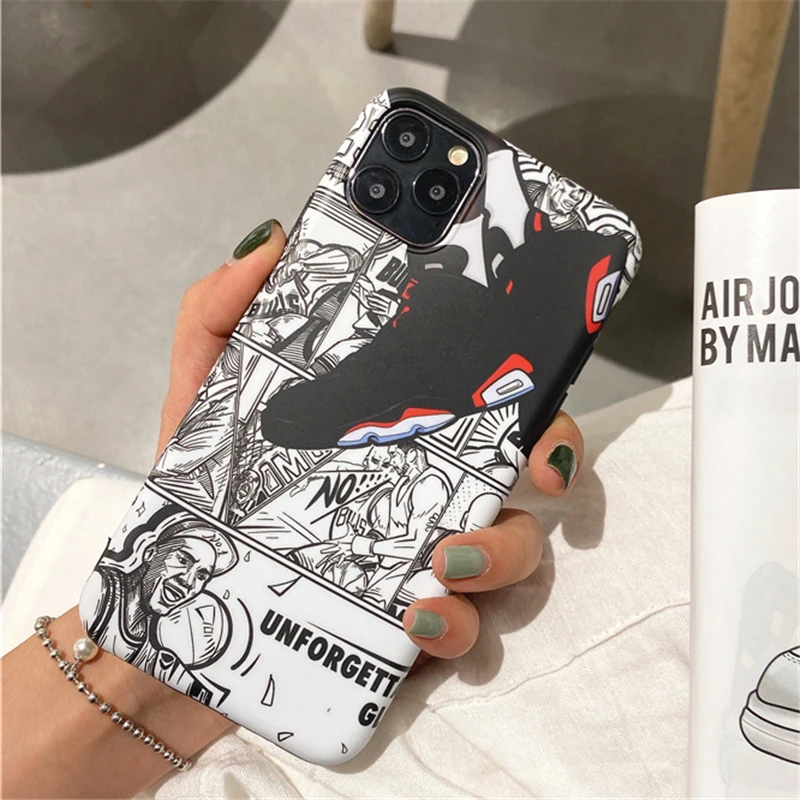 Горячая 23 Jordan Air Fly мужские ботинки для баскетбола чехол для iPhone 11 pro X XS MAX XR 7 8 Plus sport AJ Comic Мягкий силиконовый чехол