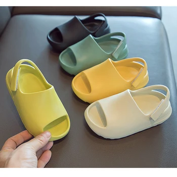

ZK9-2 Kids Adults Slip-On Fashion Sandals Boys Girls Foam Beach Summer Slides Bone ResinChildren Lightweight Water Shoes