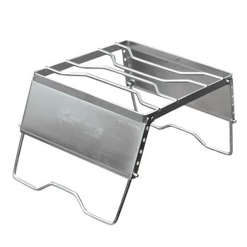 

Portable Folding Party Supplies Household Kitchen Tools Charcoal BBQ Grill Cooking Camping Stainless Steel Height Adjustable