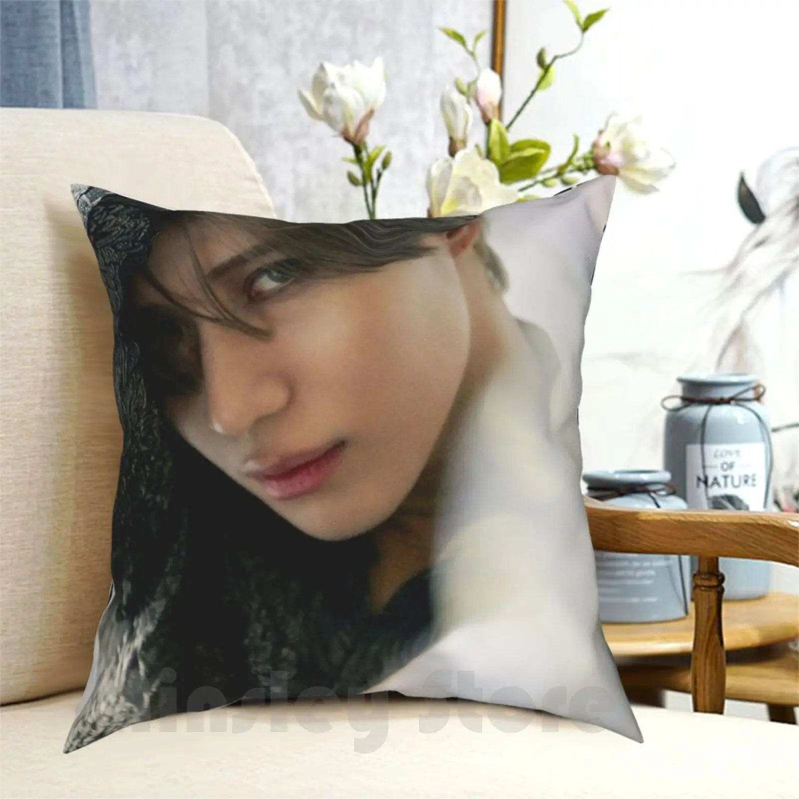 

Подушка Shinee Taemin с рисунком, домашняя мягкая подушка с принтом, шали Shinee Taemin Lee Taemin Love Like Oxygen
