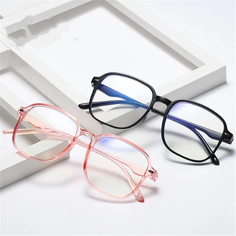 Big frame square Anti-blue Light Blocking Glasses Computer Reading/Gaming/TV/Phones Eyeglasses For Women Men Anti Eyestrain | Аксессуары