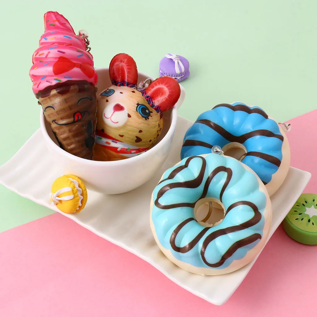 Ice Cream Pendant Scented Charm Slow Rising Collection Stress Reliever Toys For Kids 9.17 | Игрушки и хобби
