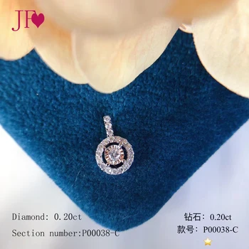 

JF20 points new diamond pendant female engagement net red Valentine's day female fashion noble jewelry clavicle pendant