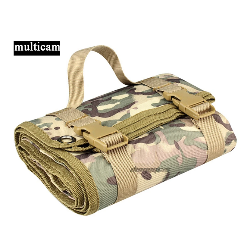 multicam Нескользящий Открытый коврик для стрельбы охотничьего ружья винтовки чистящий коврик Водонепроницаемый Кемпинг Пикник одеяло тактический страйкбол коврик для стрельбы - Цвет: multicam