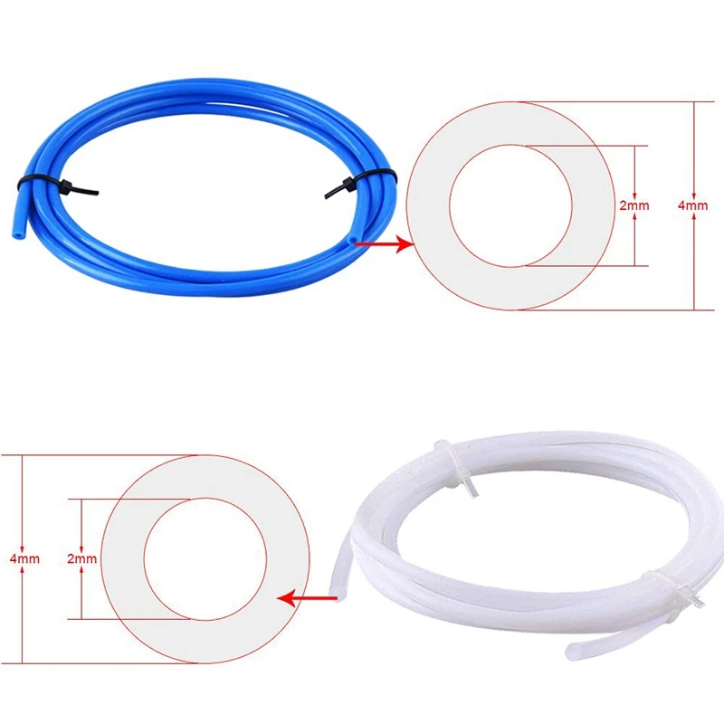 4 шт. тефлоновая трубка Ptfe(1 метр) с 8 Pc4-M6 фитингами и 8 Pc4-M10 прямой пневматический Ptfe пробки