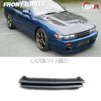 

Car-Styling Body KitFor Nissan S13 PS13 Silvia Carbon Fiber GTR Style Front Bmuper Grill Fibre Grill Mesh Grills Accessories
