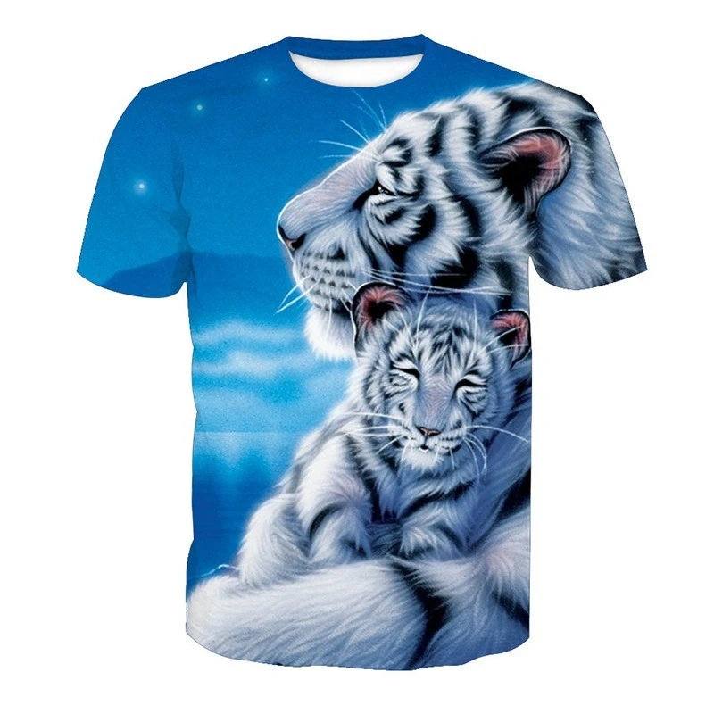 white tiger shirt mens