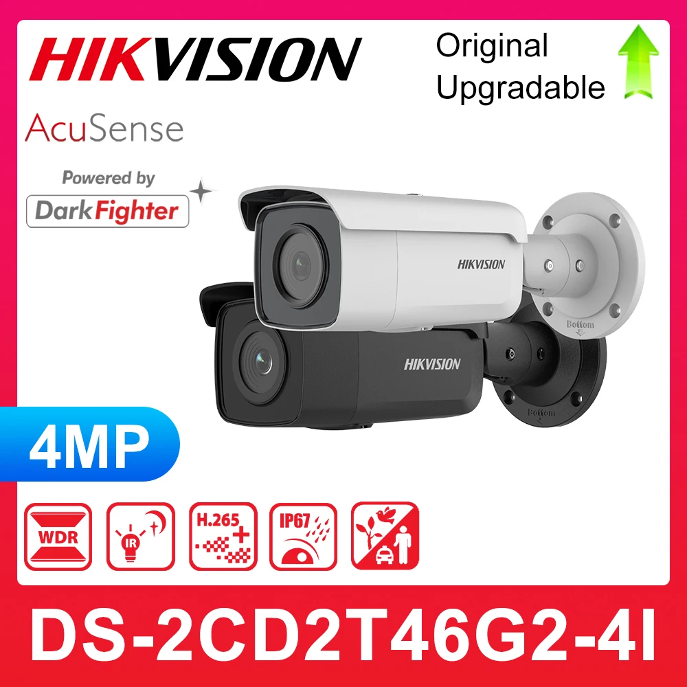 Hikvision DS-2CD2T46G2-4I AcuSense thay thế DS-2CD2T43G0-I8 với phát hiện thông minh