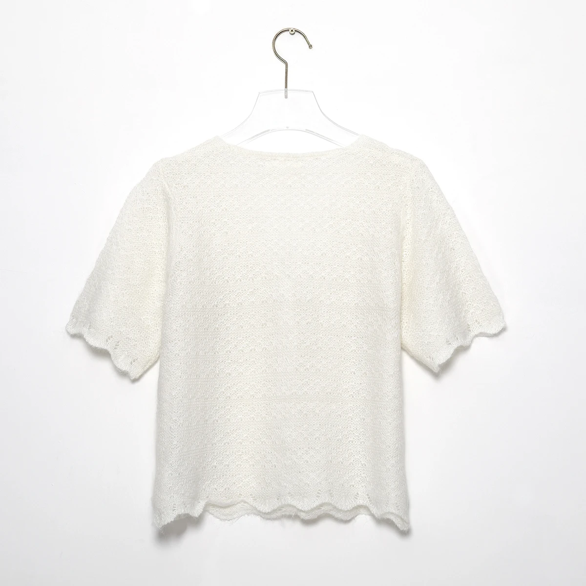 Miyake High Collar Stick Drill Folds Color