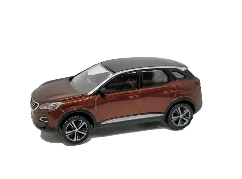 Norev 1: 64 peugeot 3008 внедорожник литой модельный автомобиль - Цвет: Коричневый