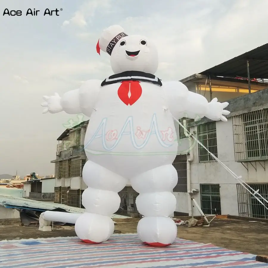 4 м H надувные Охотники за привидениями Stay Puft Pop up Marshmallow Man поставляются с