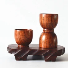 Натуральная чистая древесина деревянная чашка Традиционный китайский стиль мастерство повторная полировка благородная элегантность украшение дома аксессуары