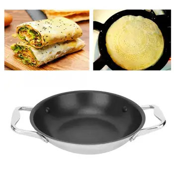 

Cookware Double Handle Non-Stick Frying Pan Stainless Steel Pot Cooking Cookware for Home Restaurant Saucepan