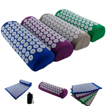 

Massager Cushion Massage Yoga Mat Acupressure Mat Pillow Massage Acupuncture Floor Pad for Relieve Sciatic Back Neck Headaches