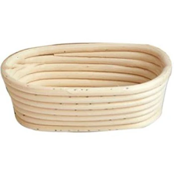 

HOT Oval Fermentation Basket Rattan Basket Dough Bread Proofing Proving Fermentation Country Baskets Factory Multifunctional Bre