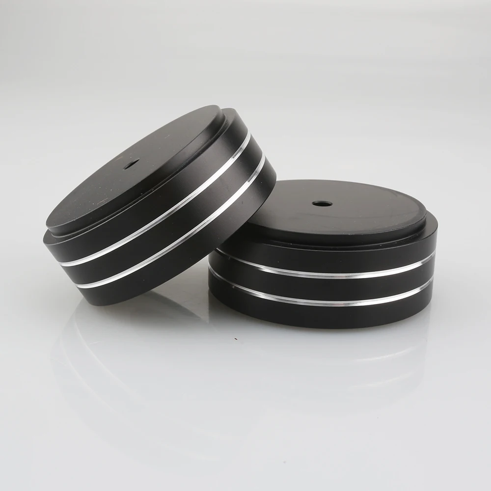 Alumínio de Alta Fidelidade Alto-falante Suporte Isolamento Plataforma Giratória Dac Pés Almofada Ouro Prata Tubérculo Amplificador 4 Pçs 55x22mm Amp - Image 3