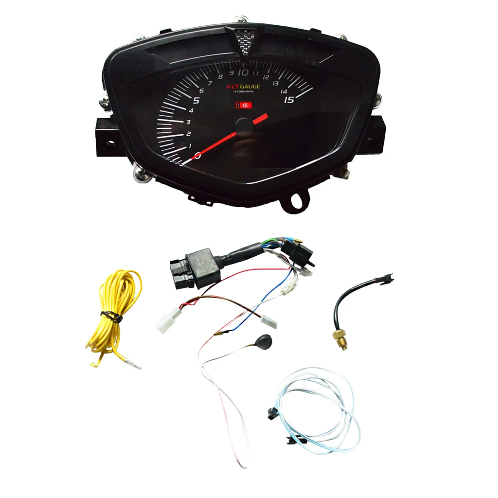 Motorcycle Scooter Replacement Multi-function Speedometer Instrument 80mm