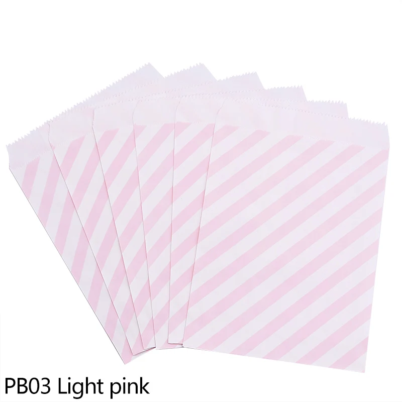 25pcs b03 25 шт. розовое золото крафт бумажный мешок горошек волна полоса конфеты хлебобулочные изделия сумки для DIY свадьбы День рождения подарок упаковка Deco питания - Цвет: 25pcs b03