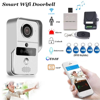 

Smart Doorbell Wifi Video Intercom HD Camera Android/IOS Phone Motion Sensor Alarm Night Vision Home Office Wireless Gate opener