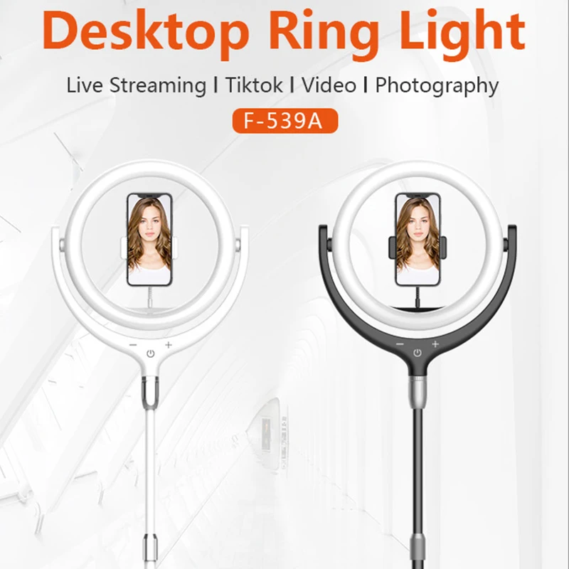 

12 inch Selfie LED Ring Light Lamp Video Light With Tripod Base for Youtube Facebook Instagram VK Photography Lighting Recording