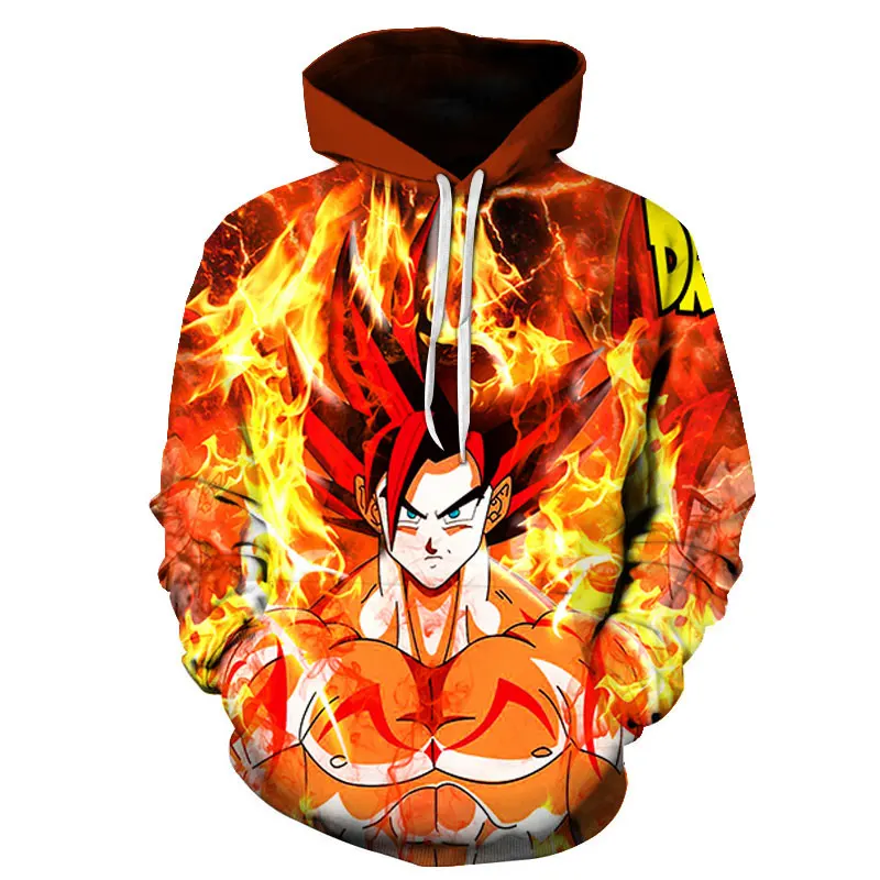 Off White Dragon Z Ball детские толстовки с Гоку мужские супер saiyans толстовки DBZ Vegeta 3D пуловер с капюшоном мужская забавная Толстовка S-6XL - Цвет: WY208