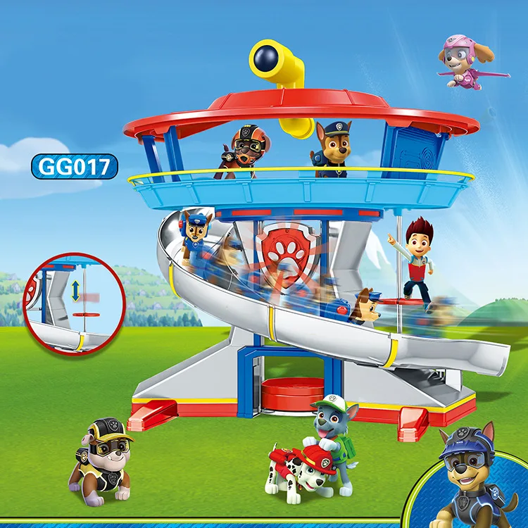 Paw Patrol собака пластиковый игровой набор обсерватория игрушки Patrulla Canina игрушка с голосом фигурки модель игрушки Детские игрушки Подарки 20Z