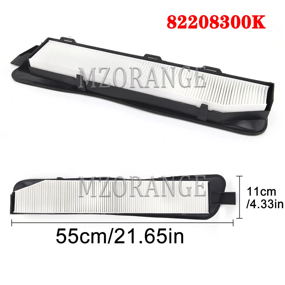 New Cabin Air Housing Filter Kit For Jeep Grand Cherokee 1999-2010 82208300K Car Accessory With Shelf air filters car filter