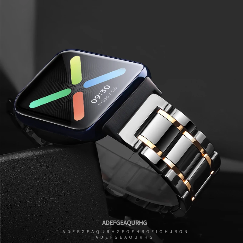 Suitable for Apple Watch 6 5 4 3 2 SE series luxury ceramic strap iWatch 544  40 42 38mm stainless steel ceramic strap wristband|Watchbands| - AliExpress