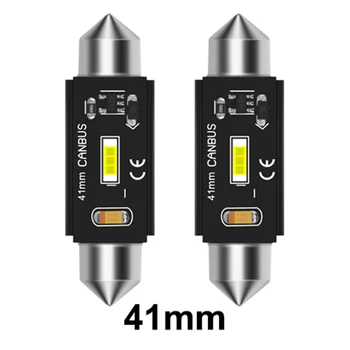 

DC 12V Reading Light CSP Chip 1860 White 6000K 600LM 2pcs 3W Replacement License Plate