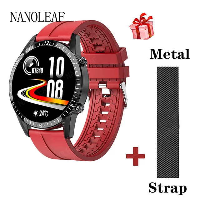 Smart Watch Sport Men Make Answer Call Business Digital Wristwatch with Music Player App Message Reminder Fitness Tracker 