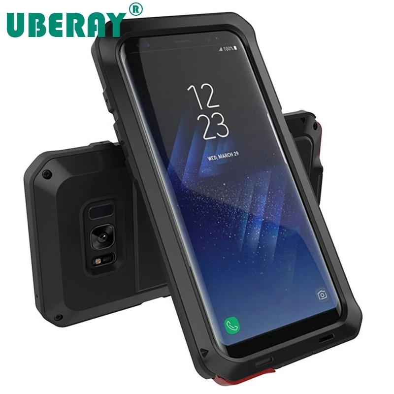 Metal Military Anti-Knock Dustproof Shockproof Armor Case for Samsung Galaxy S8 S9 Plus S7 S6 Edge S5 S4 Note 8 5 4 3 S9 Cover